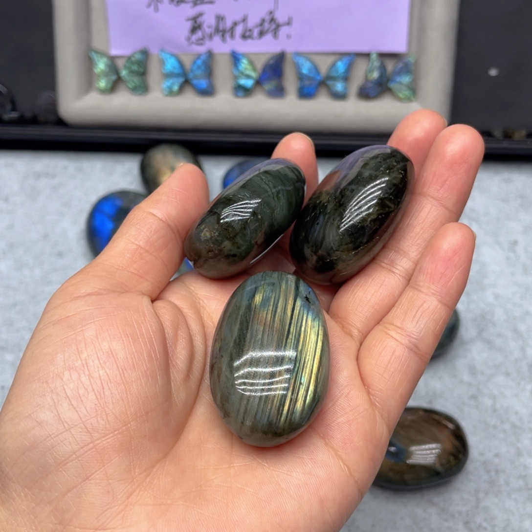 晶***号银S925镶嵌长石颈饰