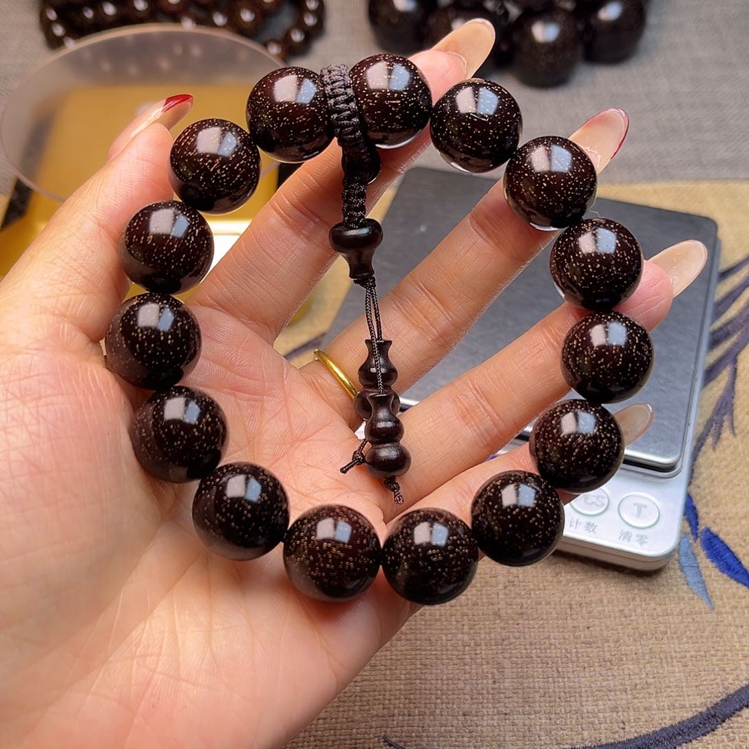 檀香紫檀（小叶紫檀）1.5 15颗爆星