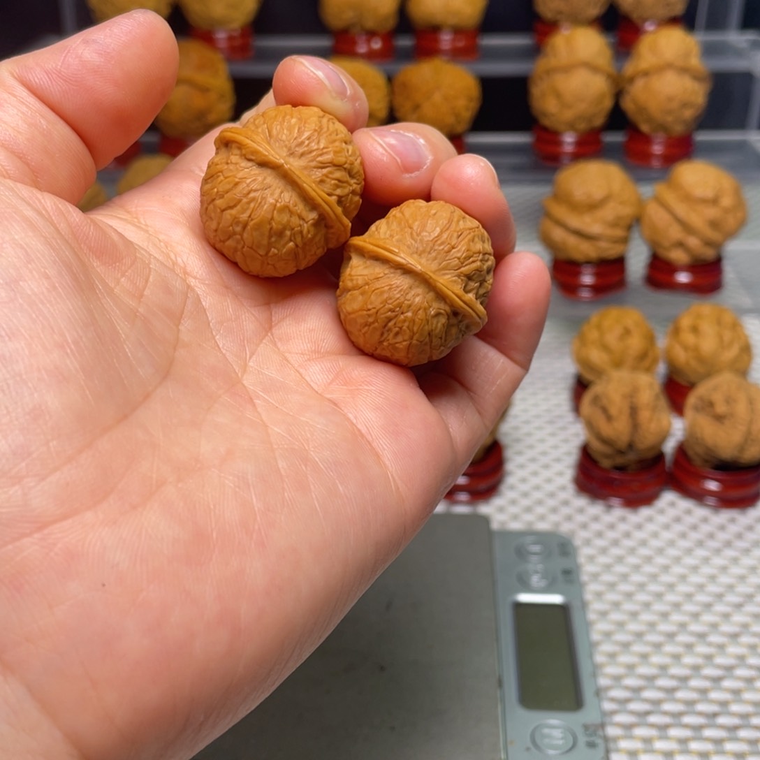 文玩核桃把件29黄金豆