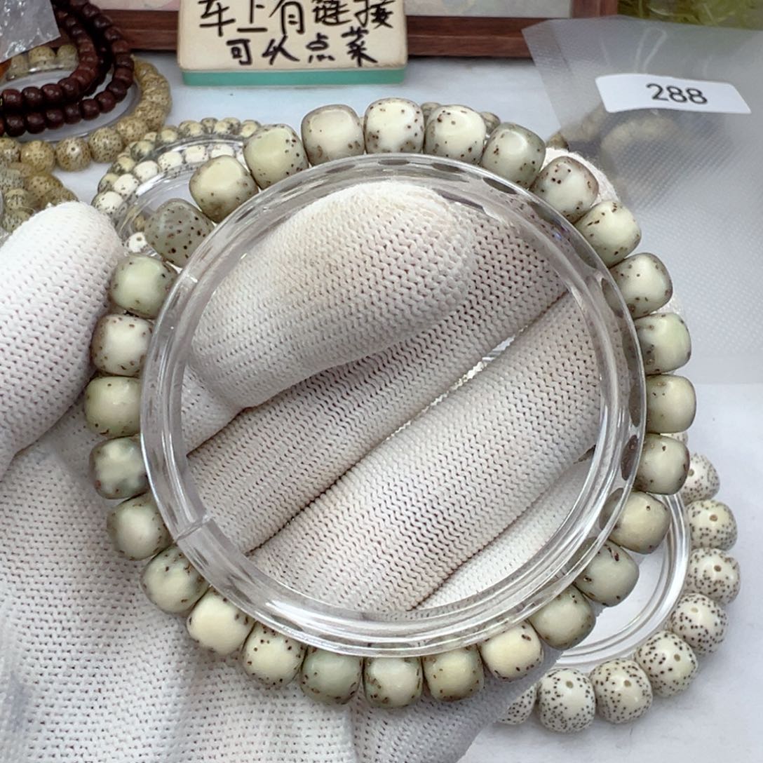手串星月菩提87河豚灰背 星点均匀  279