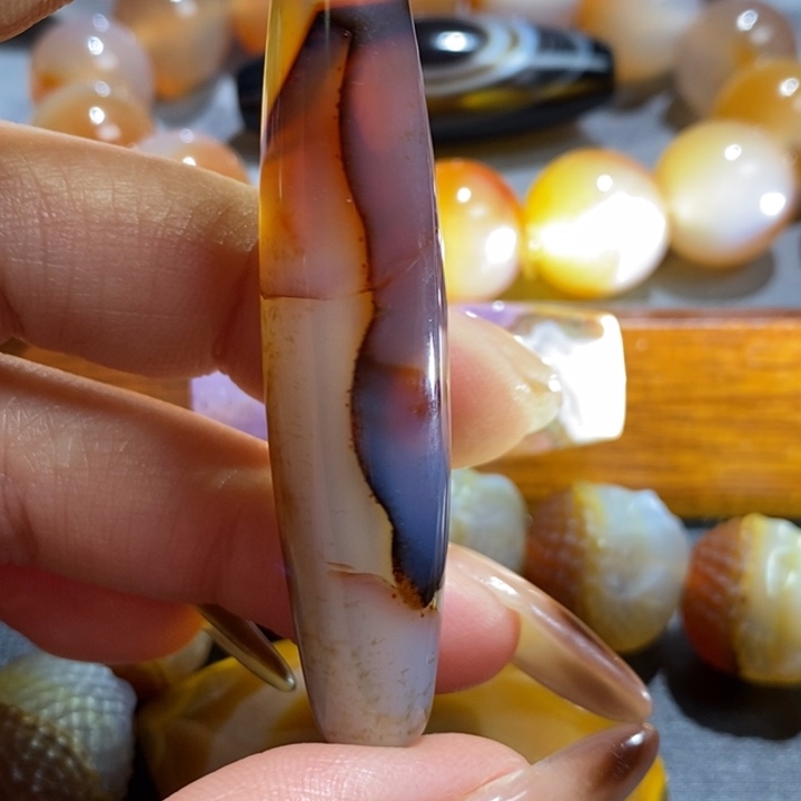 玛瑙/玉髓未镶嵌颈饰