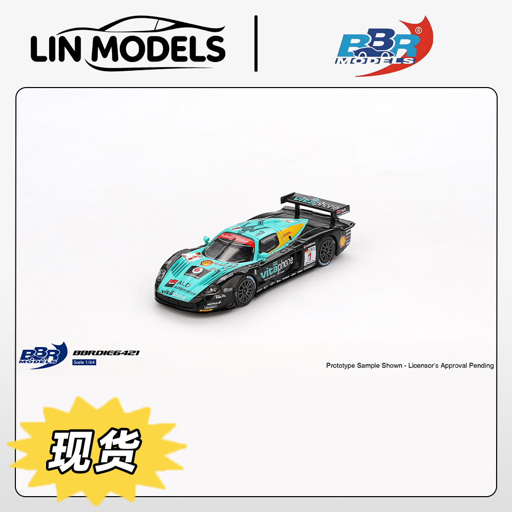 现货 BBR 1:64 玛莎拉蒂 MC12 Competizione#1 Vitaphone汽车模型