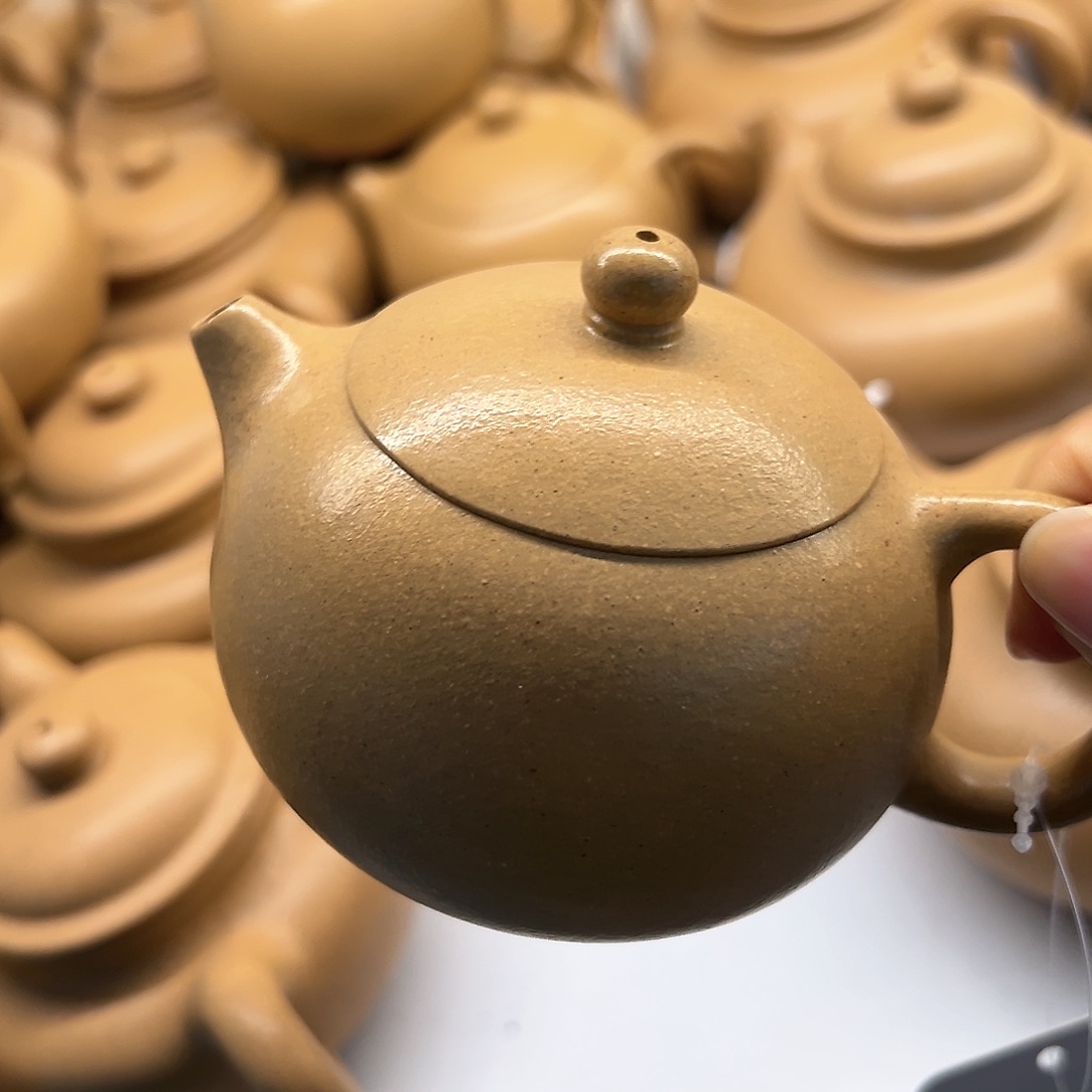 紫砂茶壶黄龙山原矿黄金段170