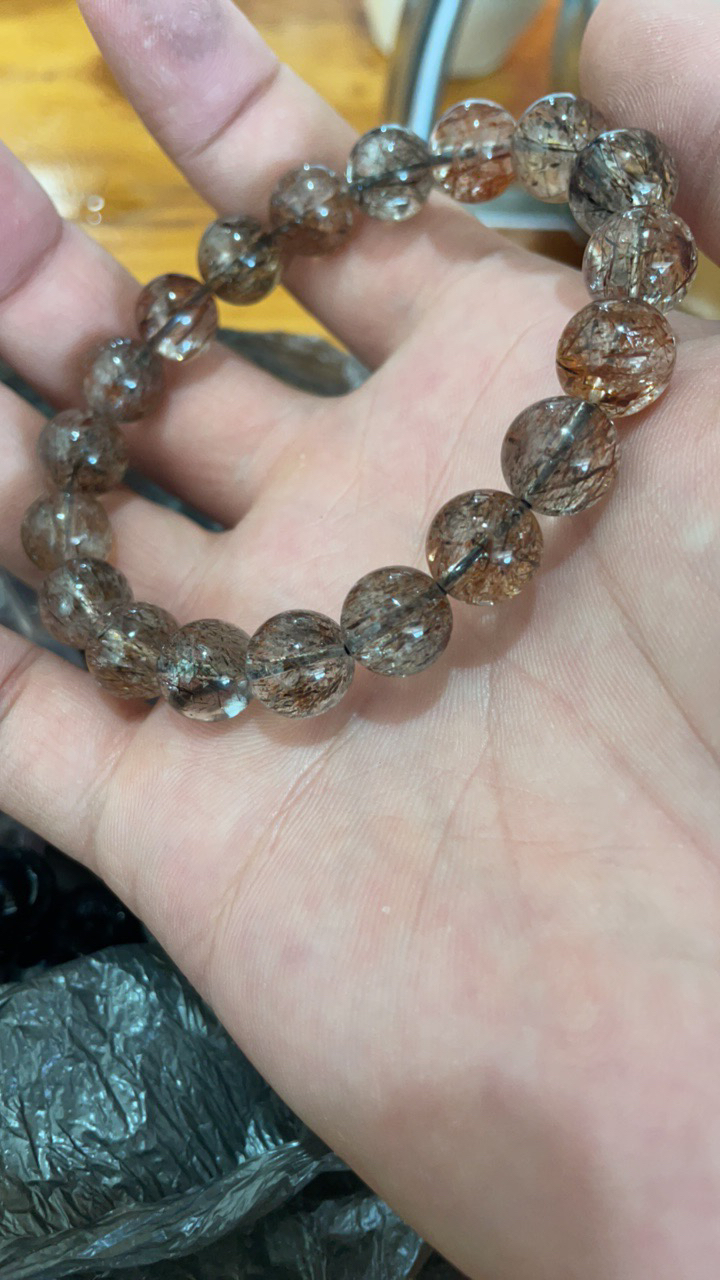 超七水晶单珠手链