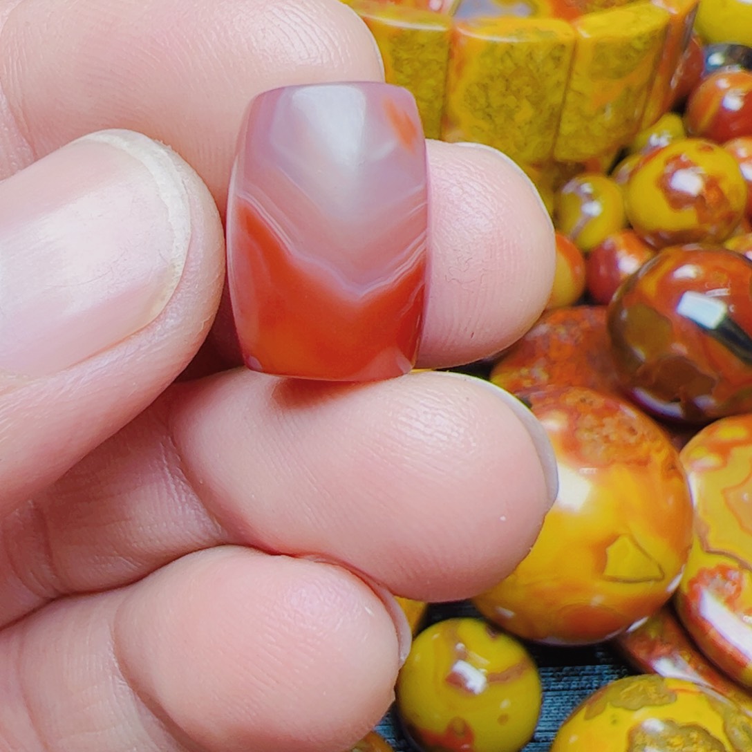 玛瑙/玉髓手链未镶嵌老*