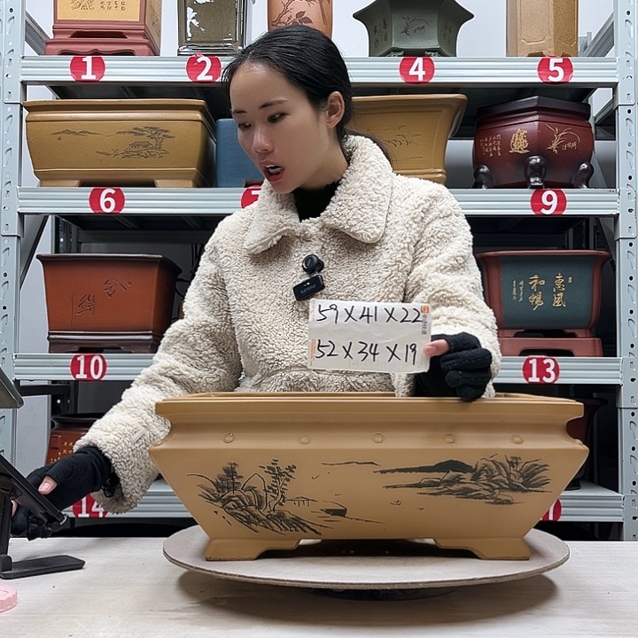 紫砂花盆紫砂花盆
