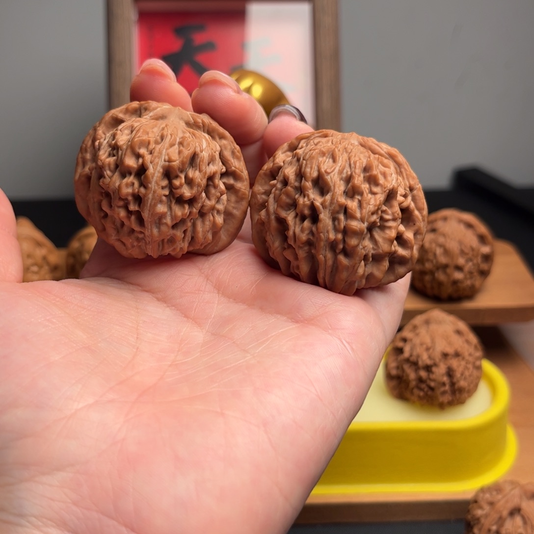 文玩核桃把件四座楼44