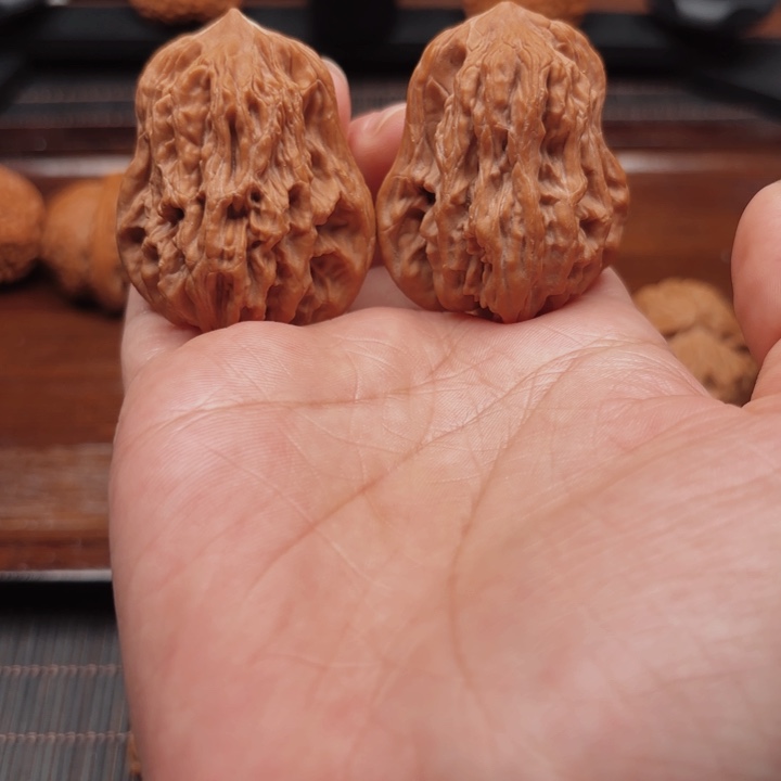 文玩核桃把件葫芦全品36