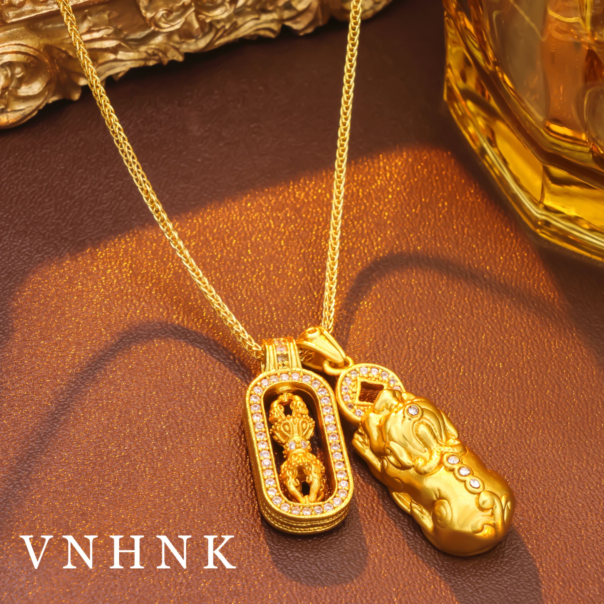 铜合金项链 美可儿   M64   金色(45cm)时尚气质项链预售