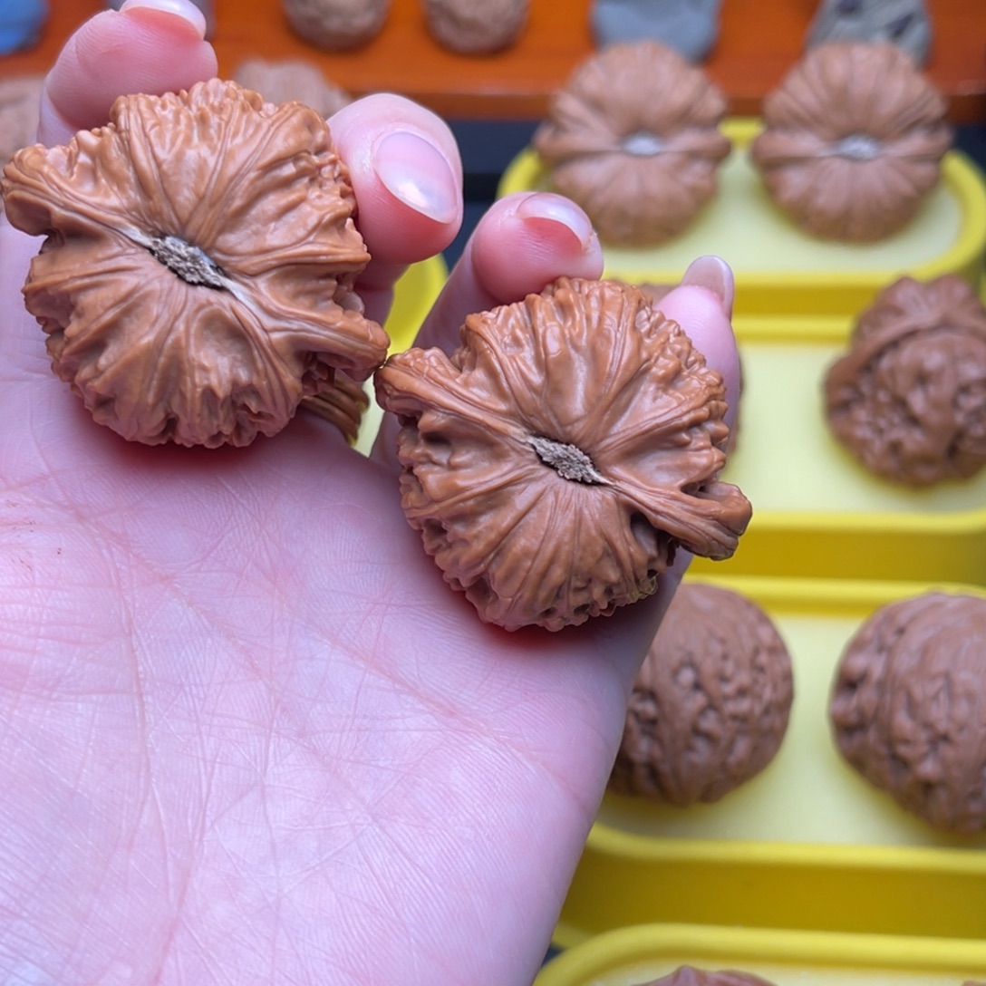 银***王文玩核桃把件42白狮子