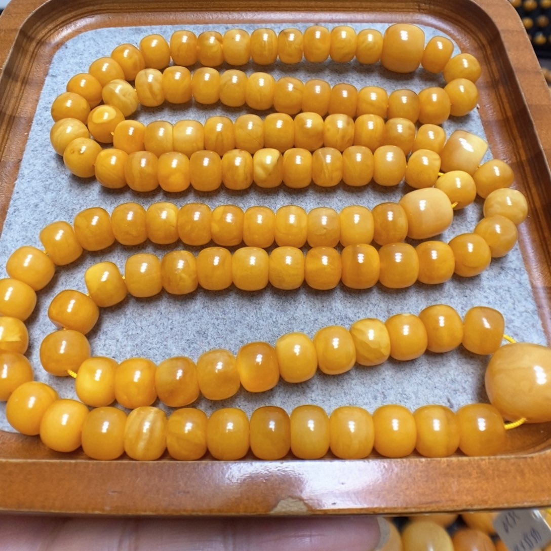 蜜蜡手串未镶嵌蜜蜡
