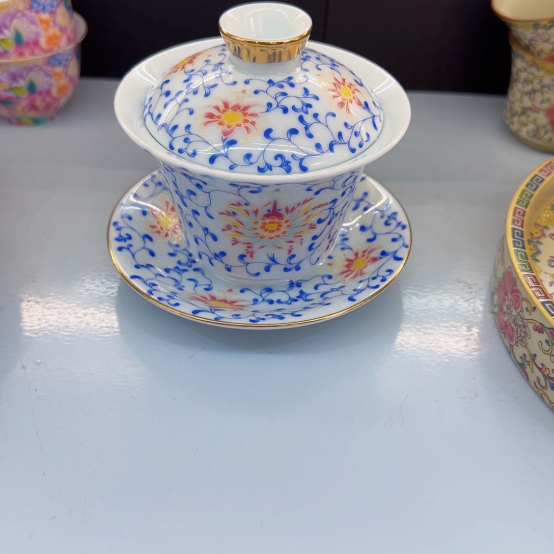 这些盖碗真好看！！！