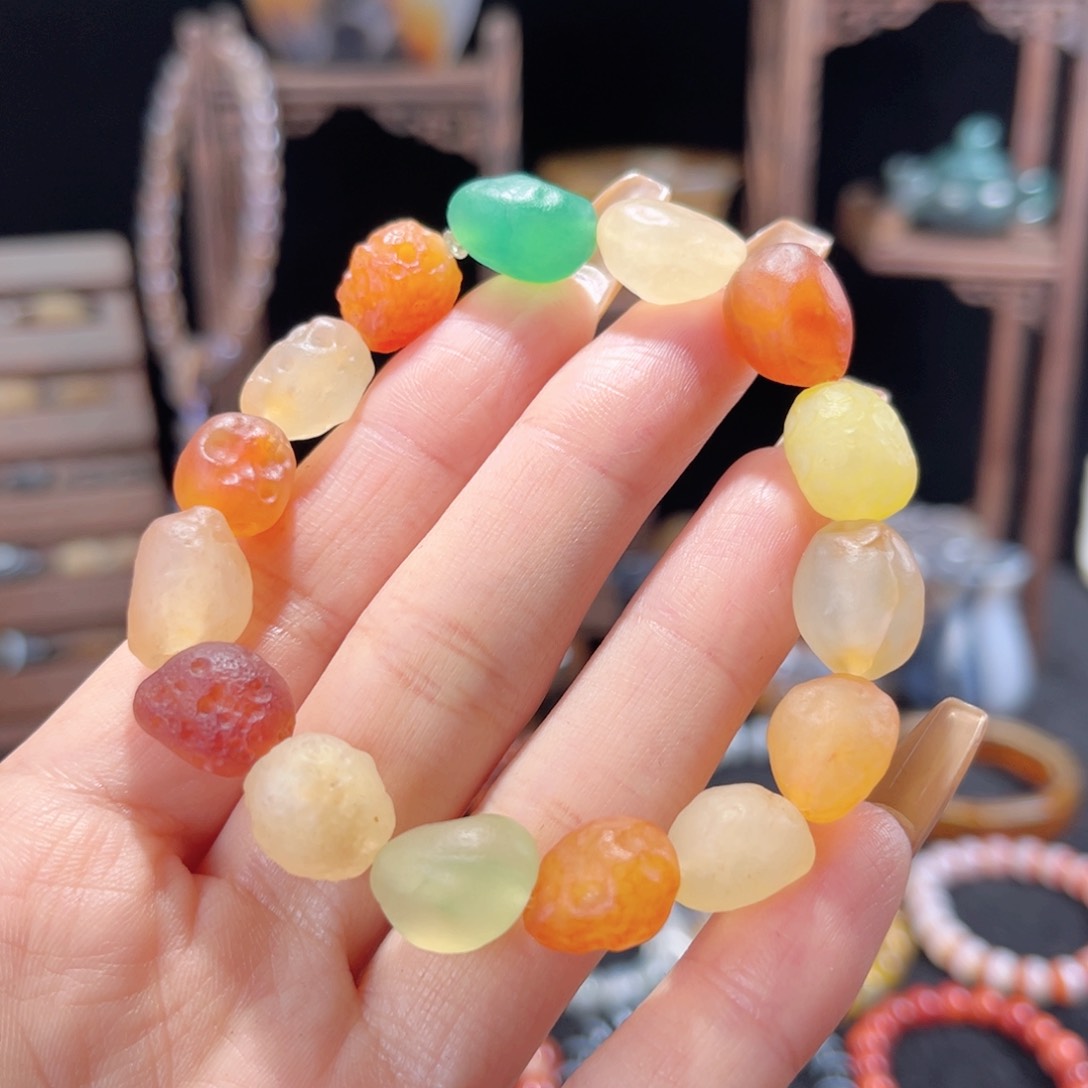 玛瑙/玉髓珠串未镶嵌