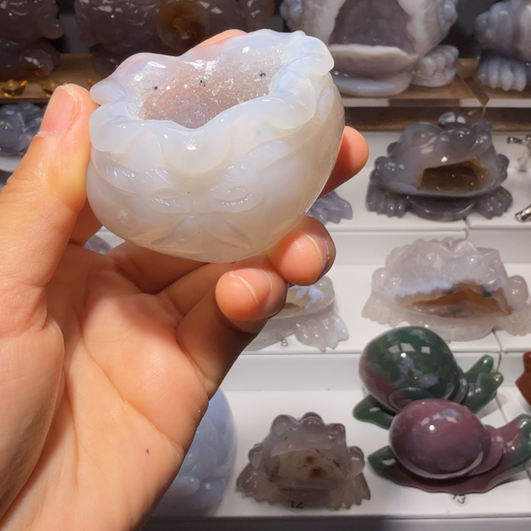 玛瑙/玉髓未镶嵌摆件