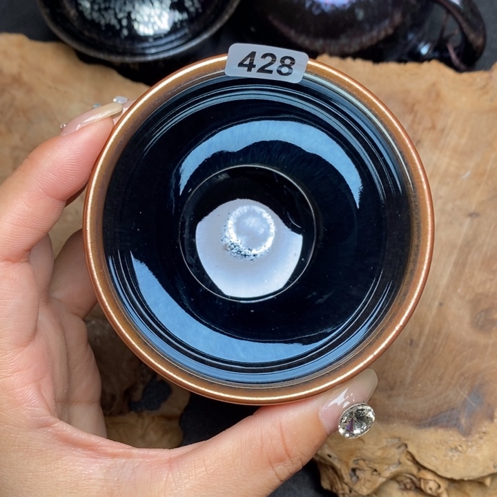 茶盏建窑建盏主人杯428微瑕