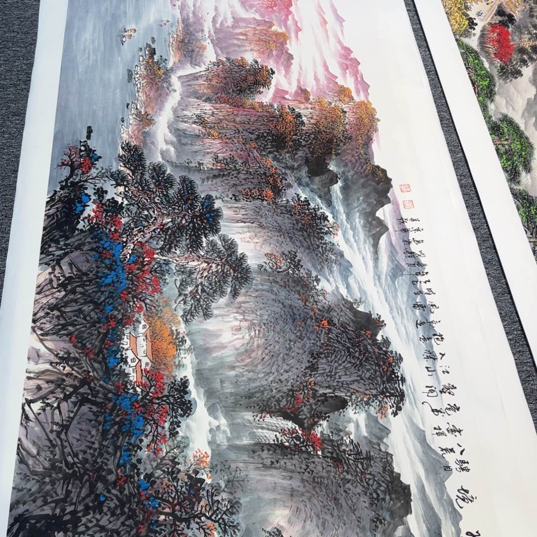 手绘作品今天这样出