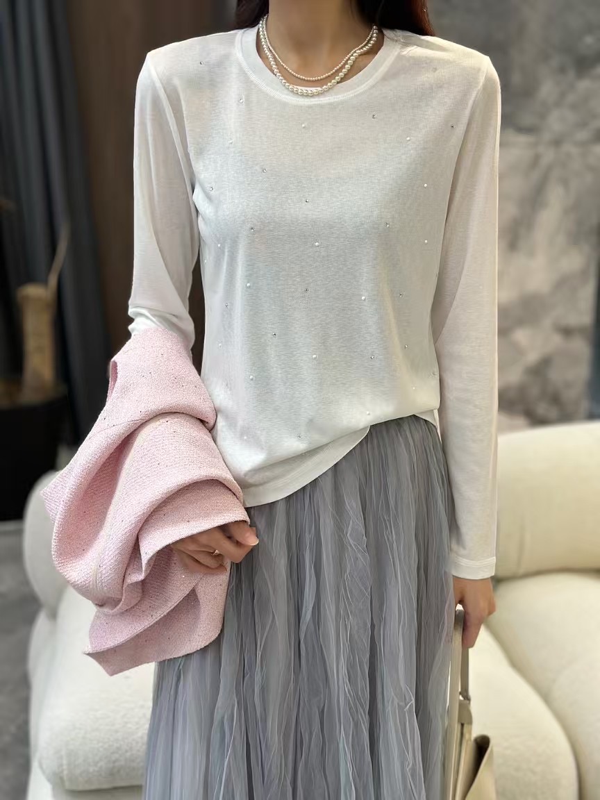 范家欧货时尚钉珠短袖78256