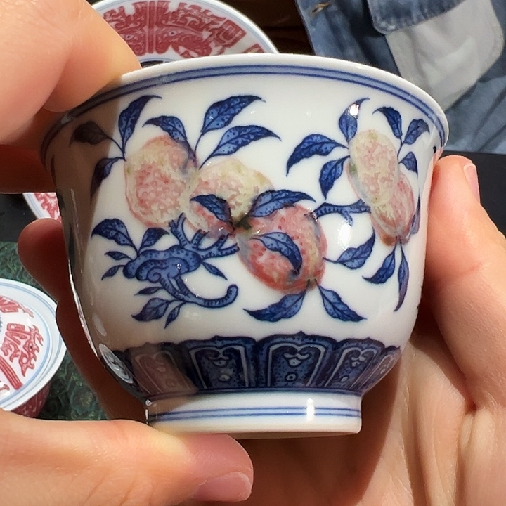 微瑕臻玉古坊原矿孔雀石釉里红