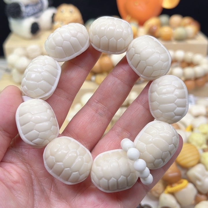 菩提根/象牙果手串富甲天下双面1-25-163