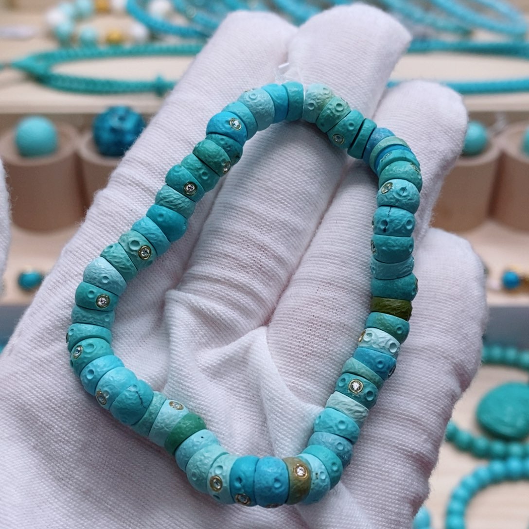 绿松石珠宝奇石未镶嵌