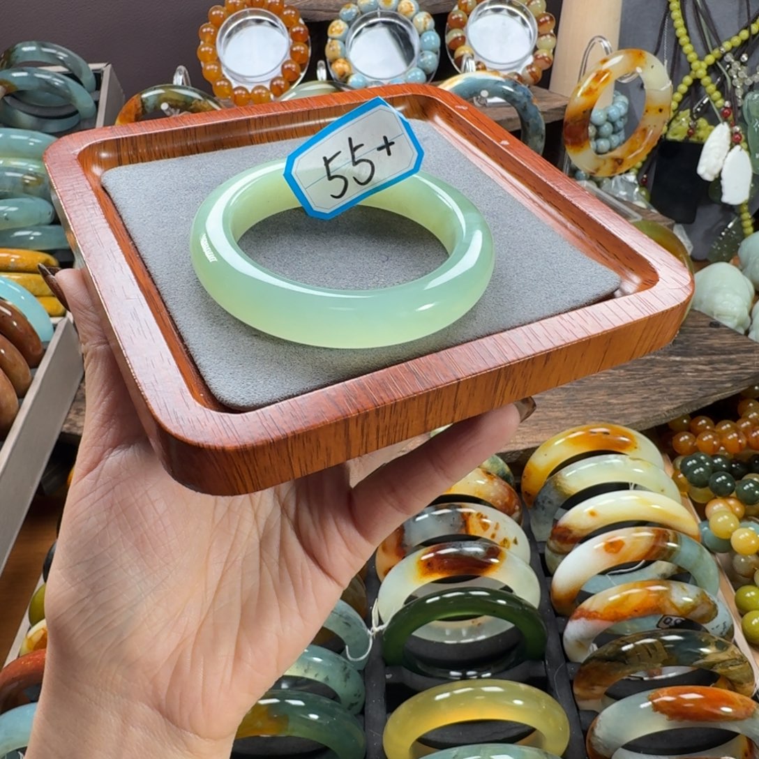 蛇纹石玉合金手镯