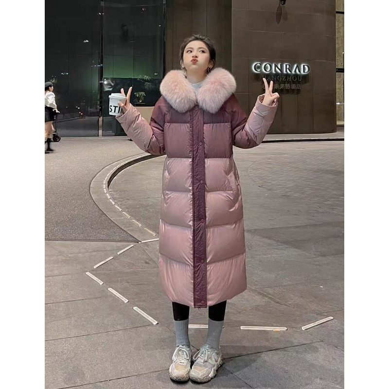 爆款直筒显瘦洋气中长款过膝加厚外套冬JYFSXP23121 500808
