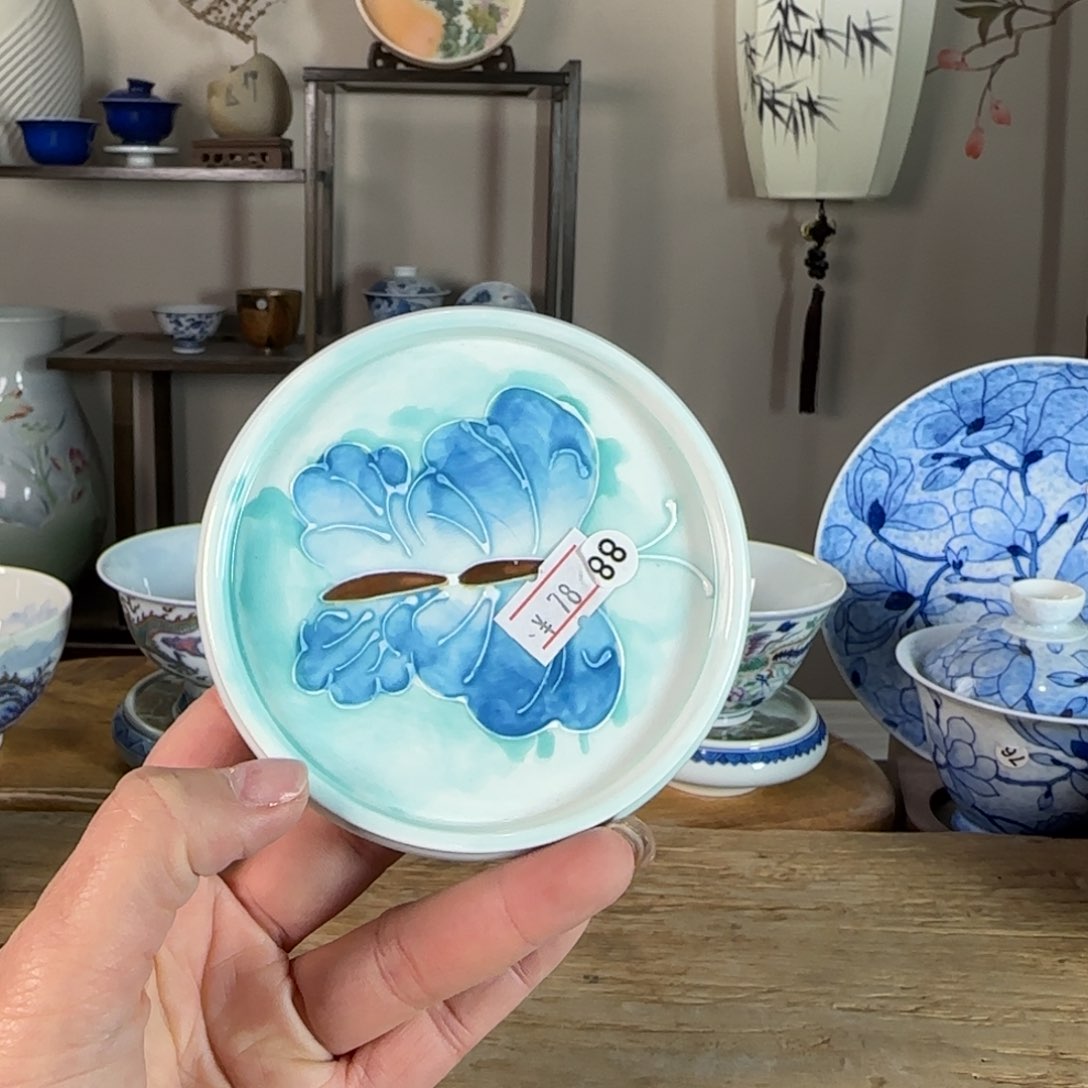 杯景德镇陶瓷柴烧多人