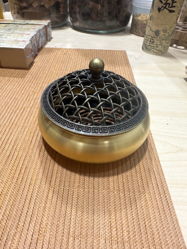 铜炉  4小时盘香炉（内径7.5厘米）