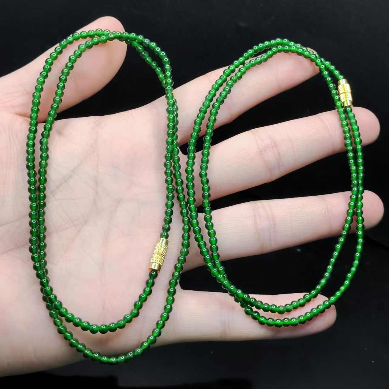 【康康严选】翡翠女神项链GS【多样性发其一】约3mm