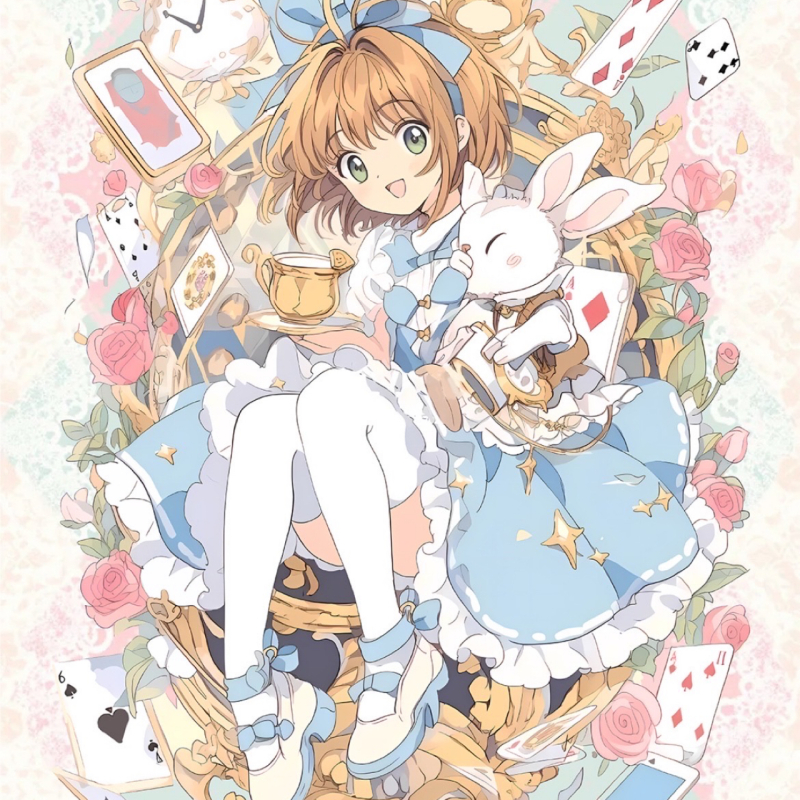 【HR+3】岚卡魔卡少女樱•梦游花海系列第二弹卡牌盲盒(国卡)