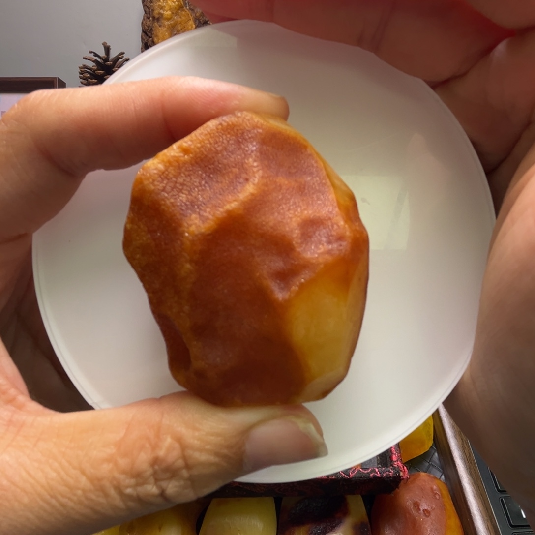 蹴***鞠定制琥珀未镶嵌琥珀蜜蜡原石定制