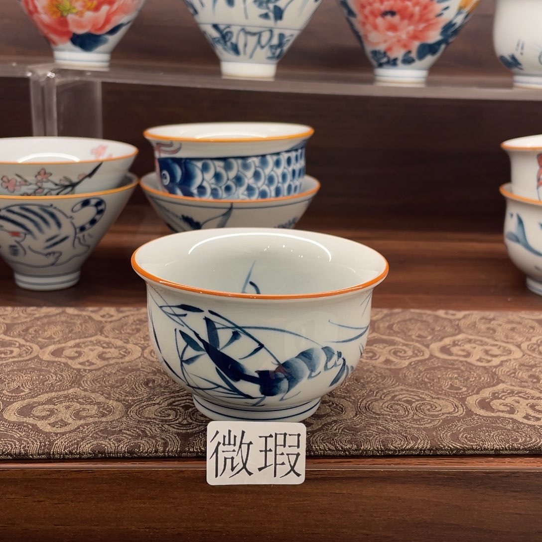 微瑕釉下彩纯手绘