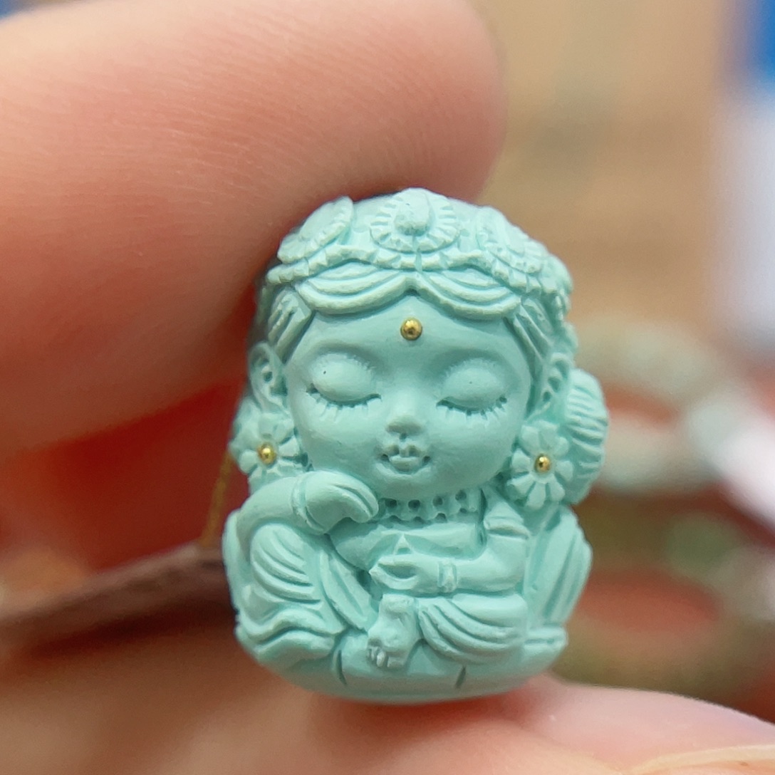 未镶嵌绿松石珠宝奇石