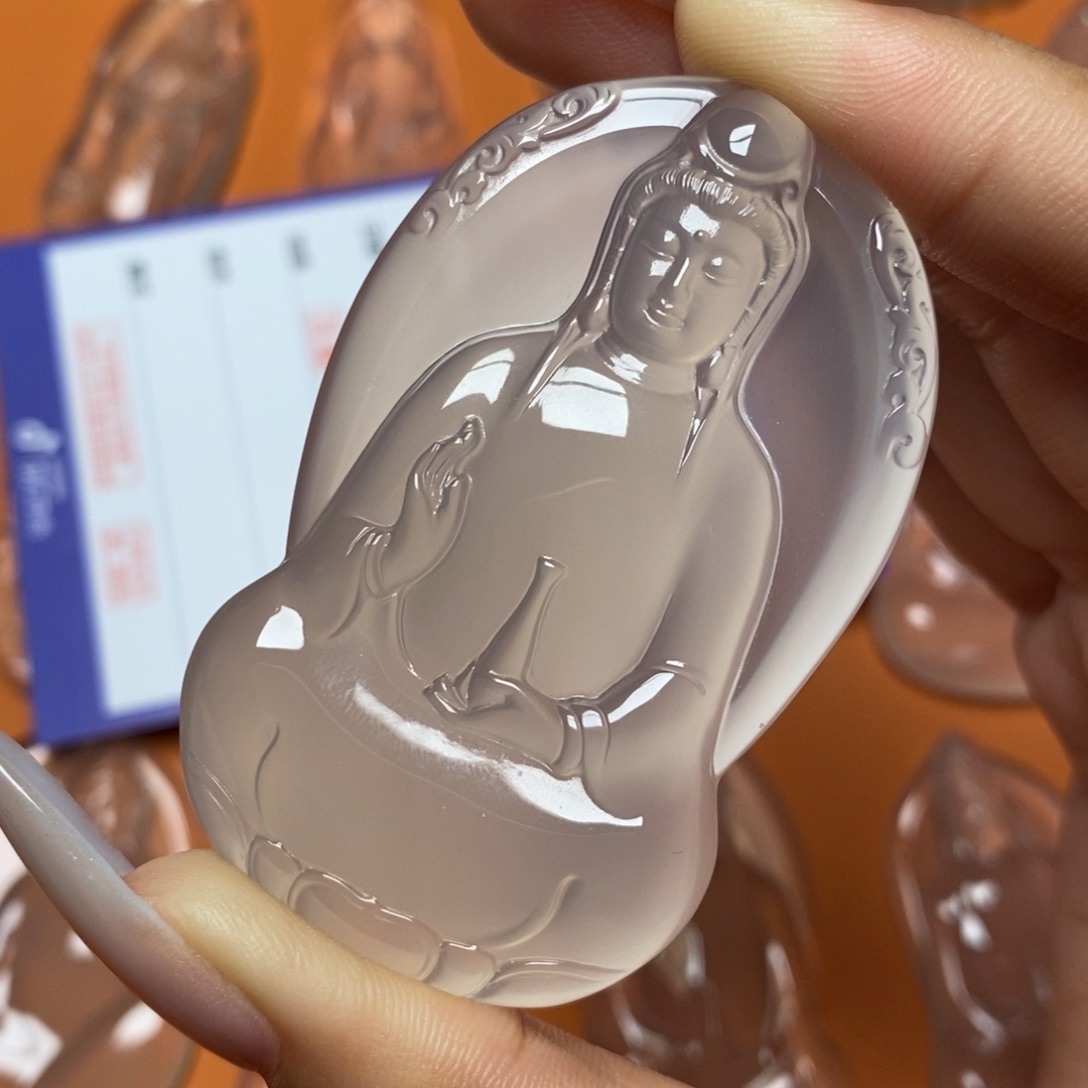 玛瑙/玉髓吊坠未镶嵌