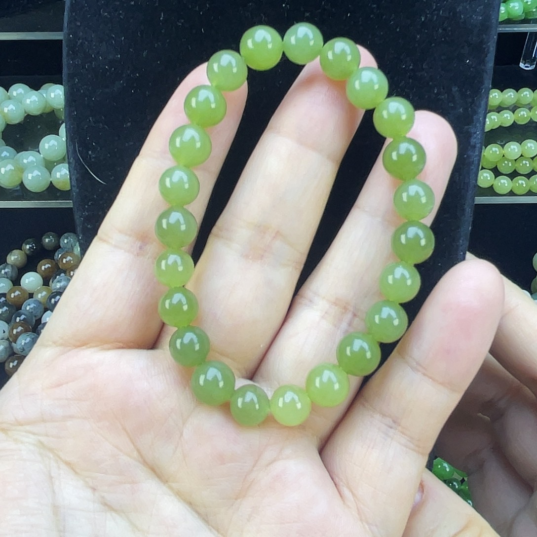 和田玉未镶嵌手链17