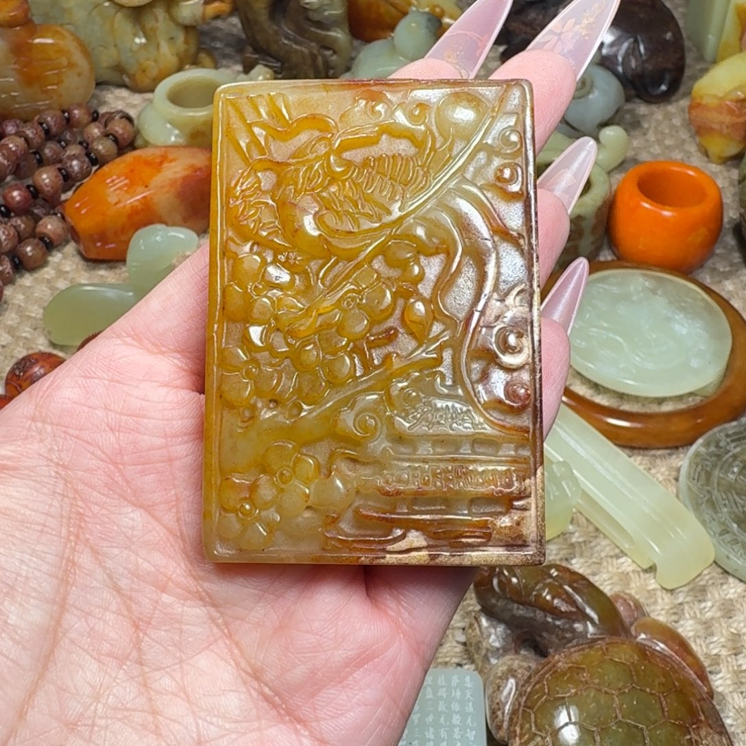 吊坠白玉菩提挂件