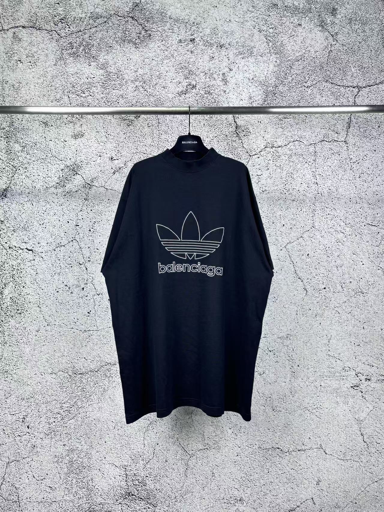 未使用 Balenciaga/巴黎世家 阿迪联名刺绣T恤/1码/RN0217