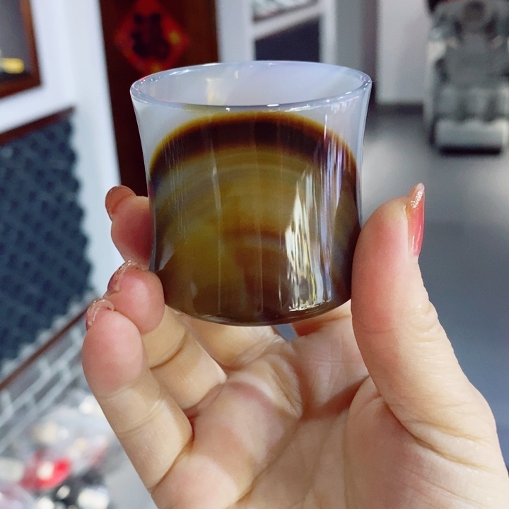 玛瑙/玉髓茶具未镶嵌周****锅