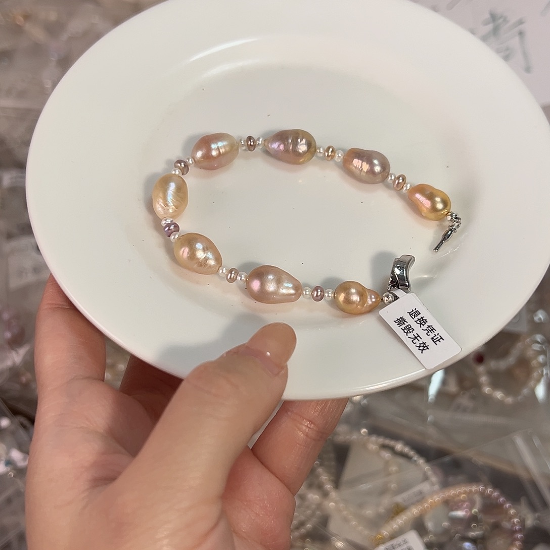 银S925镶嵌淡水珍珠设计款珠宝