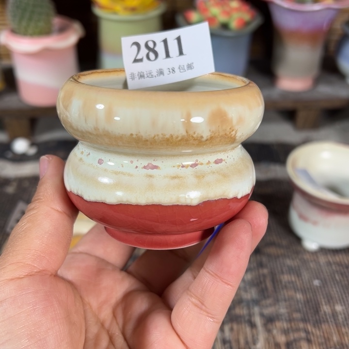 姐***姐口6 手工花盆满30包邮