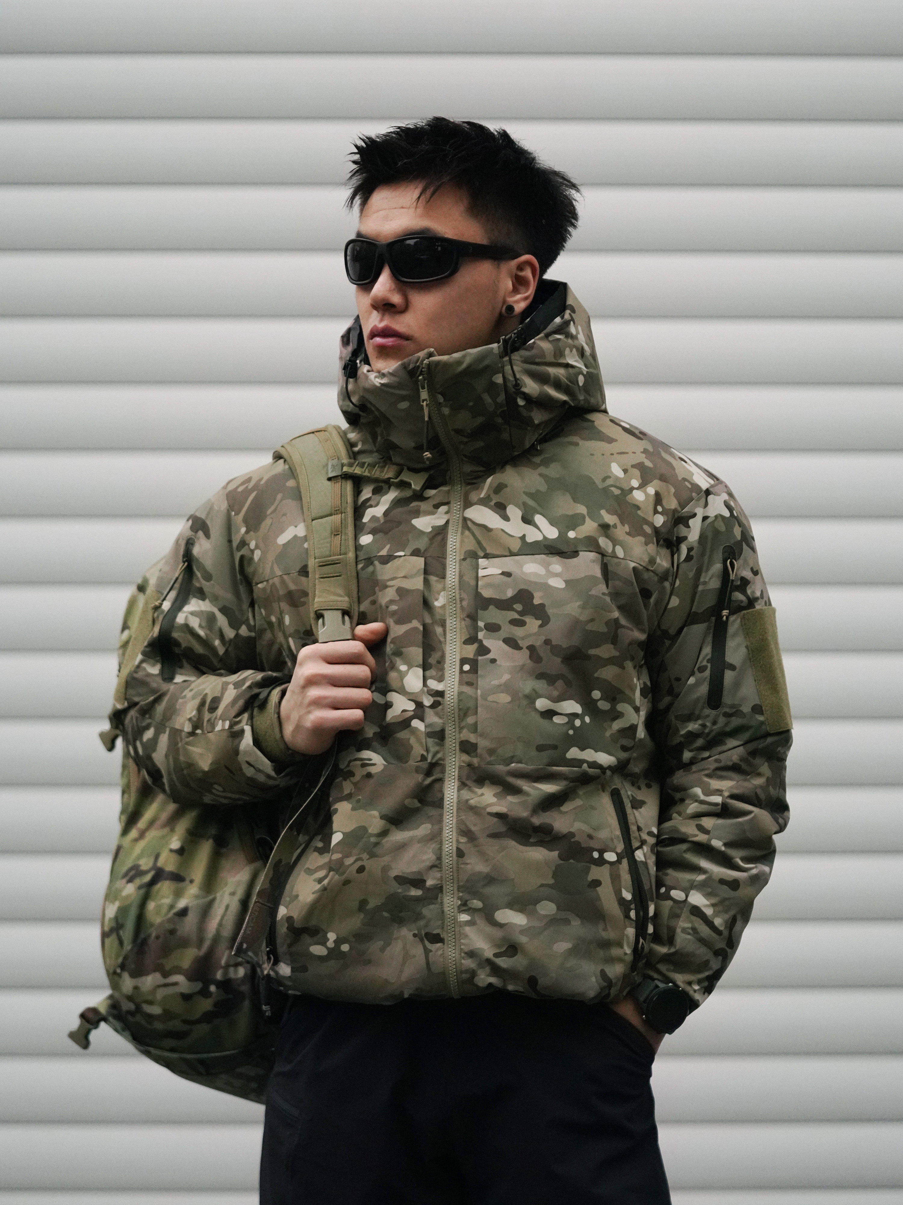 【破壳计划】“P4”男士休闲保暖防水多口袋加厚防寒战术棉服