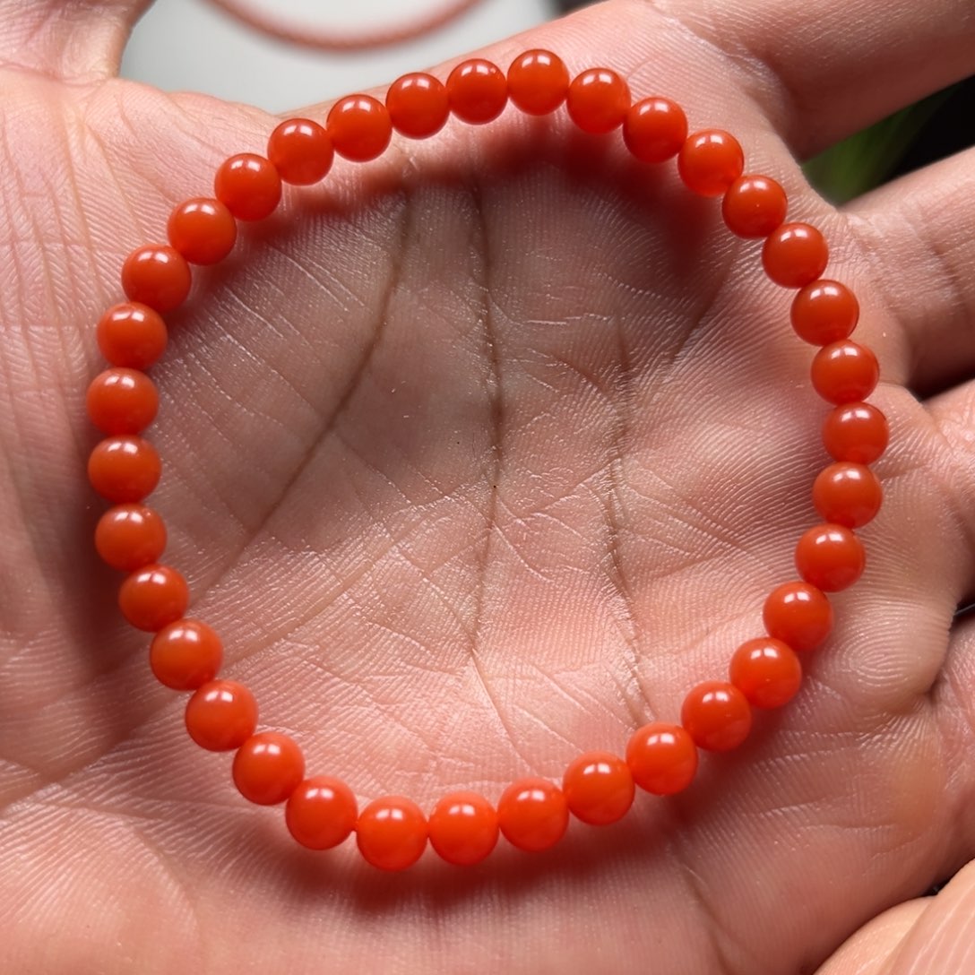 南红玛瑙手串未镶嵌