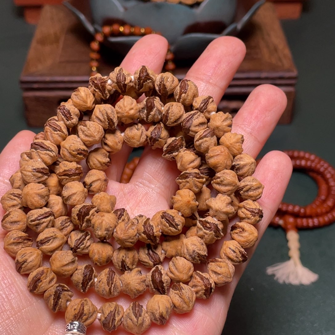 吊坠柏香籽/百香籽红芽金蟾长串