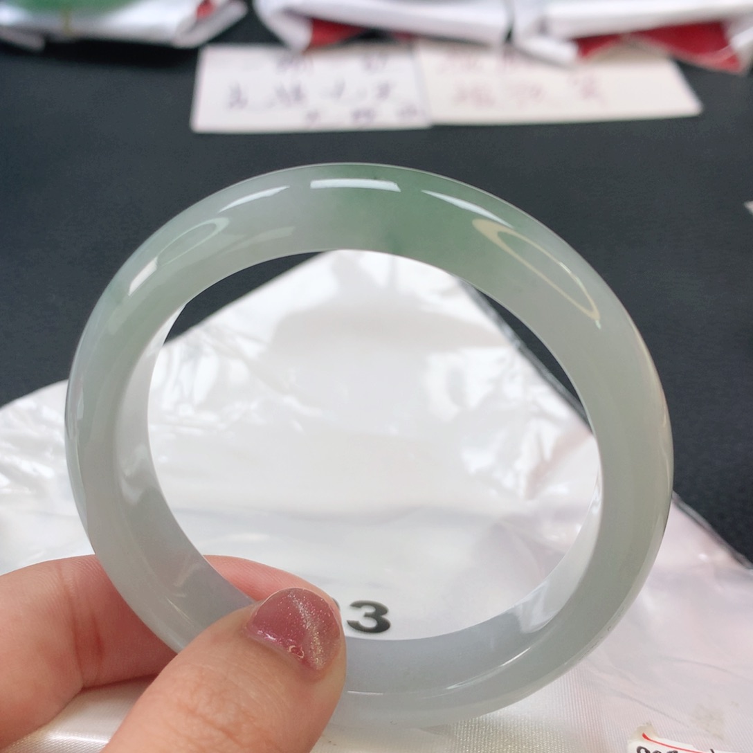 翡翠手镯未镶嵌翡翠手镯54.5