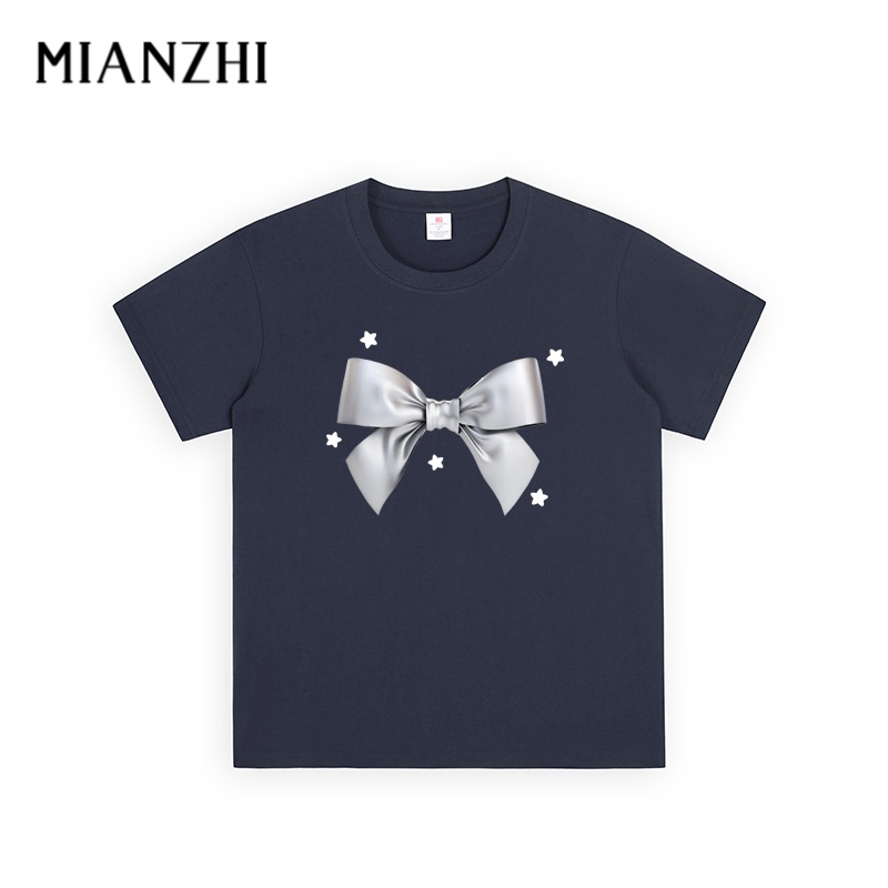 女装短袖T恤圆领男女情侣印花上衣百搭春夏短袖打底