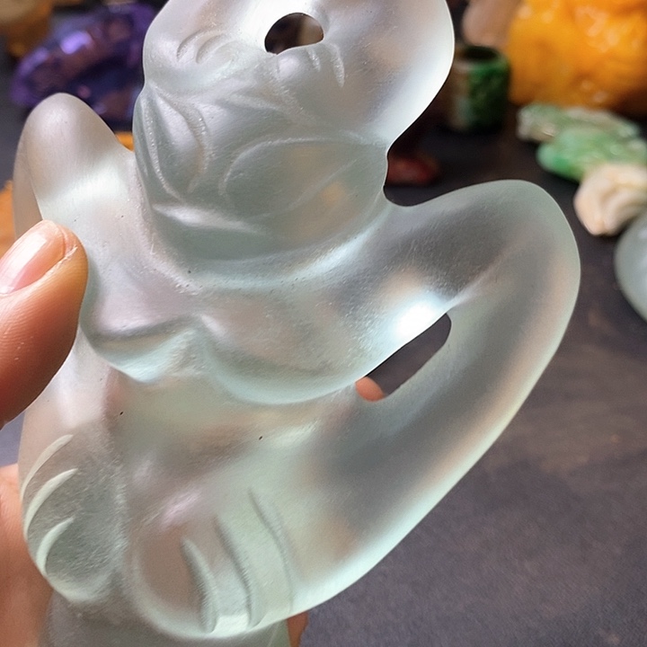 吊坠白玉菩提꧁****吊坠