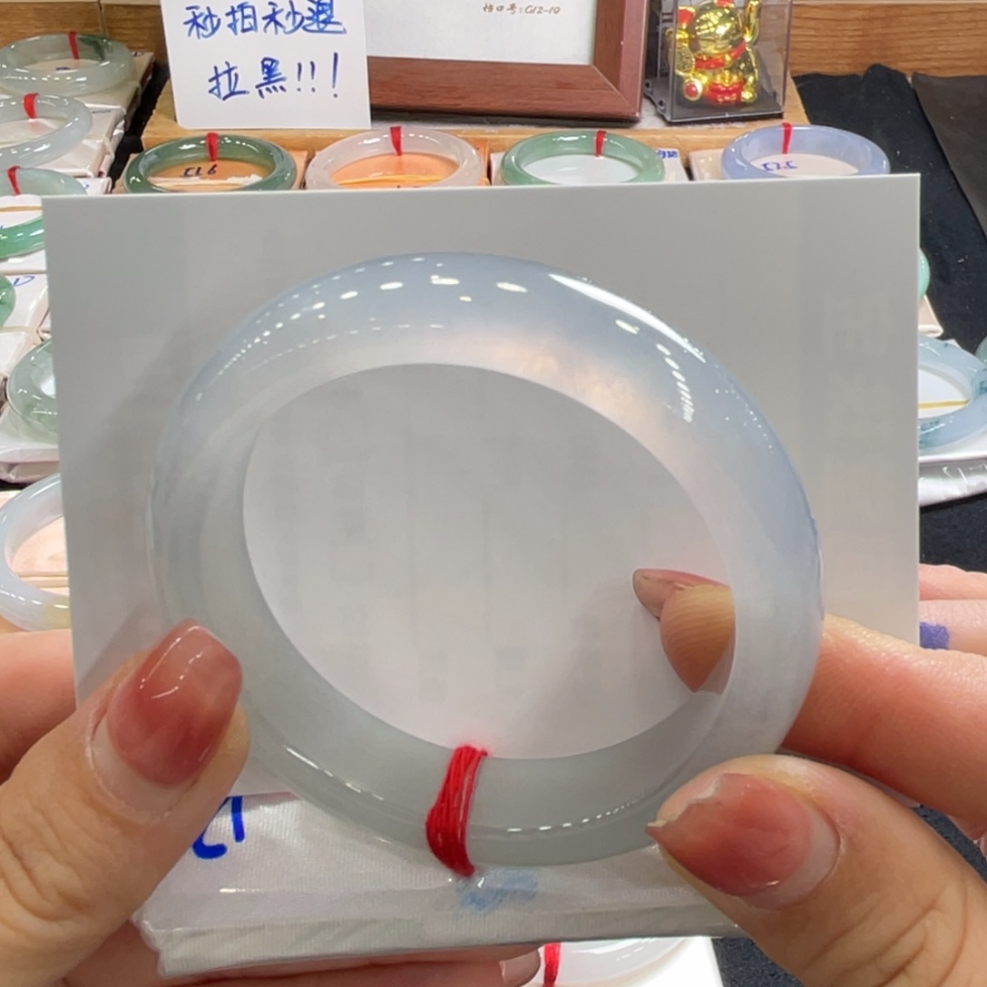 翡翠手镯未镶嵌50正圈