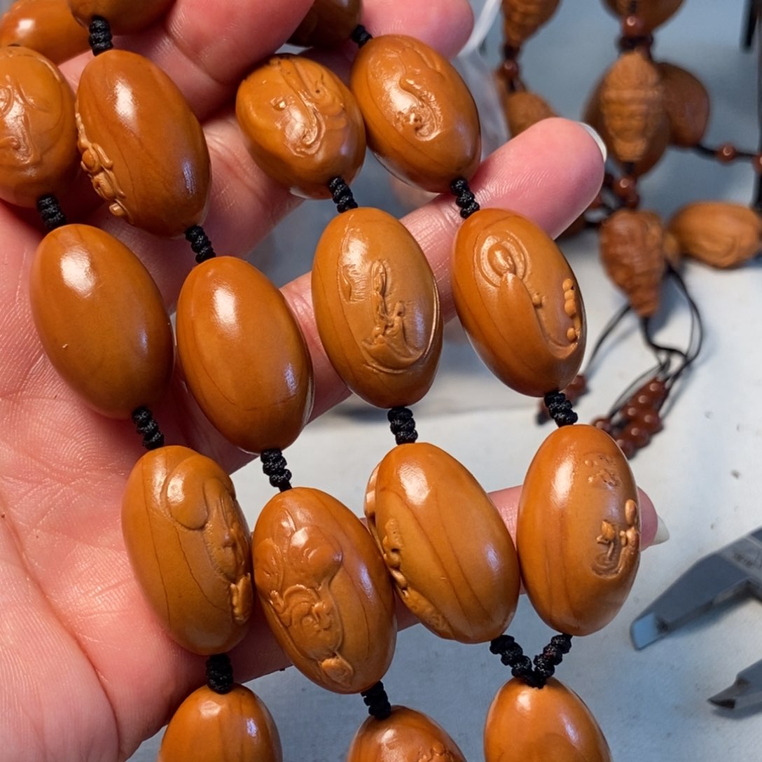 橄榄核手串/手链无相佛手持16