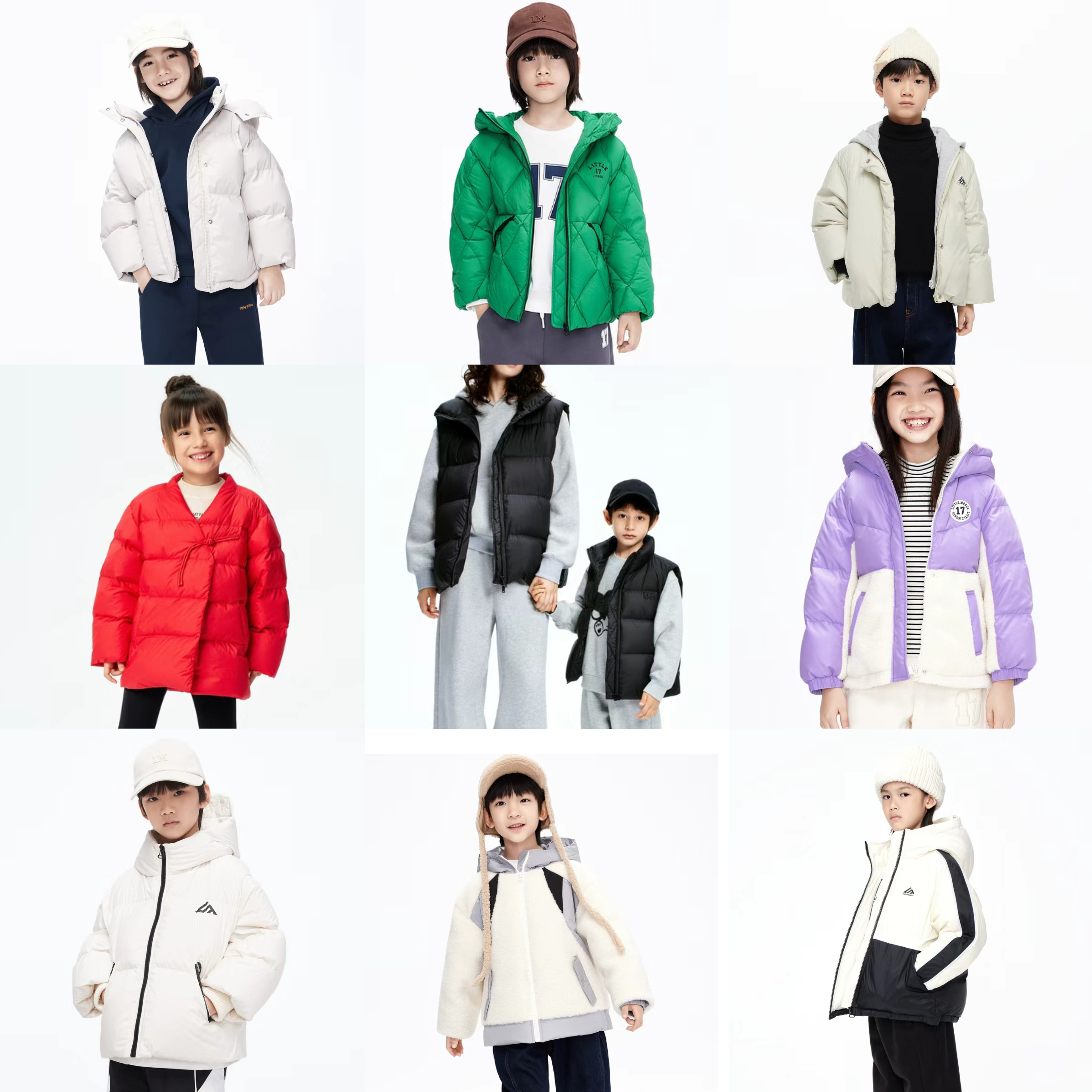 【福利合集-断码捡漏】男女童冬季厚款外套羽绒服儿童#KBC4EINT04