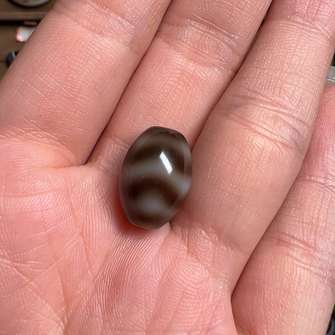 玛瑙/玉髓单珠未镶嵌